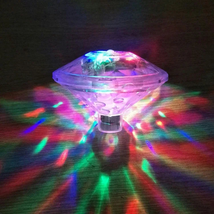 โคมไฟอาบน้ำแฟชั่นโชว์ไฟ LED RGB เปลี่ยนสีได้ กันน้ำ IP67 ใต้น้ำ พร้อม 7 โหมด