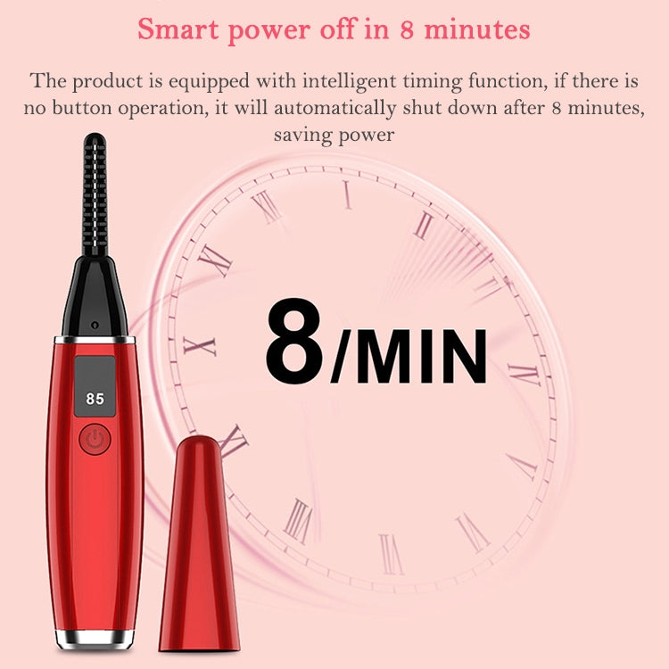 เครื่องดัดขนตาไฟฟ้า อุปกรณ์ความงามชาร์จไฟ 380mAh (สีแดง), 380mAh (สีขาว)