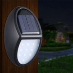 โคมไฟผนัง LED 10 ดวง SMD 2835 พลังงานแสงอาทิตย์ กันน้ำ IP65 พร้อมเซนเซอร์ตรวจจับการเคลื่อนไหว สำหรับลานกลางแจ้ง