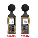 เครื่องวัดระดับเสียงรบกวนแบบมือถือความแม่นยำสูง SNDWAY รุ่น SW523, SW524 (เก็บข้อมูล+สื่อสาร USB)