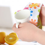 4 PCS / Set Microfiber Printed Flowers Cloth Cleaning Cloth, Microfiber Printed Towels