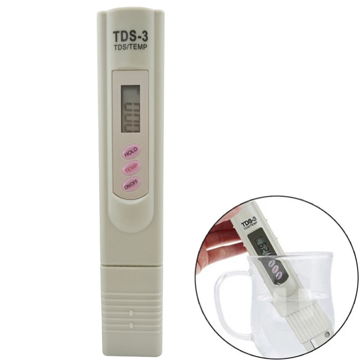 เครื่องวัดคุณภาพน้ำดื่มดิจิทัล TDS Meter สำหรับทดสอบความบริสุทธิ์และแร่ธาตุในน้ำ