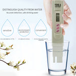 เครื่องวัดคุณภาพน้ำดื่มดิจิทัล TDS Meter สำหรับทดสอบความบริสุทธิ์และแร่ธาตุในน้ำ