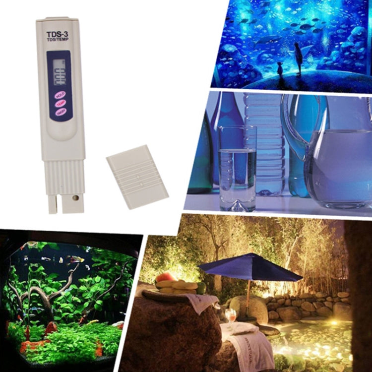 เครื่องวัดคุณภาพน้ำดื่มดิจิทัล TDS Meter สำหรับทดสอบความบริสุทธิ์และแร่ธาตุในน้ำ