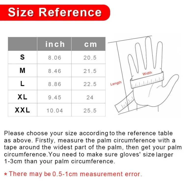 ถุงมือมอเตอร์ไซค์ 2 คู่ ถุงมือขี่จักรยาน ถุงมือป้องกันแรงงานในสวน, M, L, XL