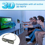 แว่นตา 3D Bluetooth Active Shutter แบบสากล สำหรับโปรเจคเตอร์ Samsung Sony และ Epson 5200