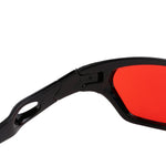 แว่นตา 3D พลาสติกกรอบสีดำ 2 ชิ้น สำหรับภาพยนตร์ เกม DVD วิดีโอแบบมิติ 3D Anaglyph