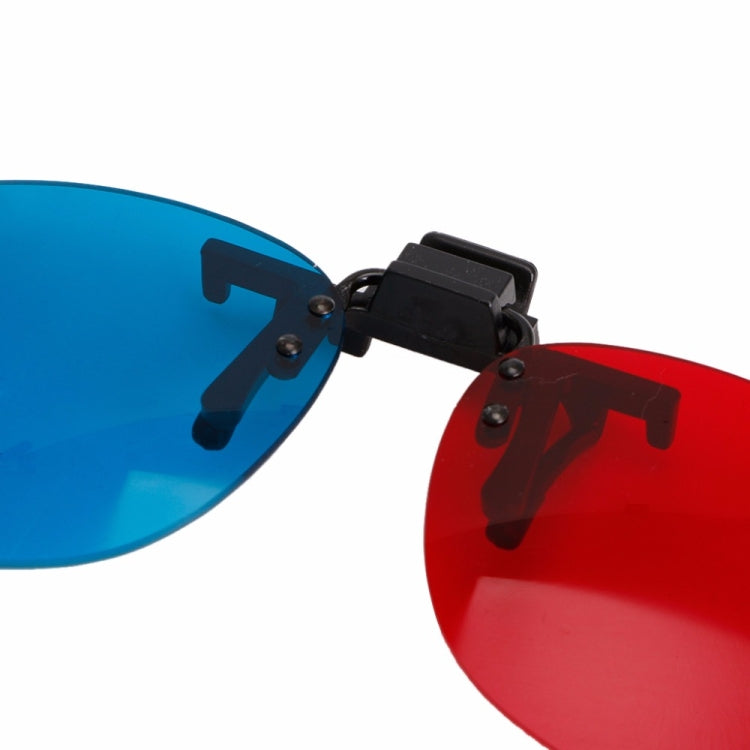 แว่นตา 3D สเตอริโอ สีแดงและน้ำเงิน สำหรับสายตาสั้นและดูหนัง 3D คอมพิวเตอร์ ทีวี