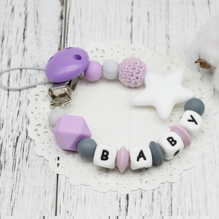 สายคล้องจุกนมซิลิโคน DIY สีสันสดใส