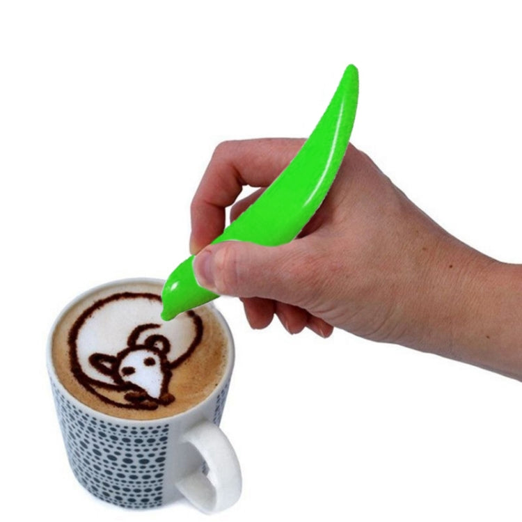 ปากกาแต่งลายลาเต้ไฟฟ้าใหม่ สำหรับกาแฟ เค้ก เครื่องมือแกะสลักเค้กเครื่องเทศ เครื่องมืออบขนม