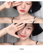 ต่างหูขวดน้ำแร่สั่งทำพิเศษ น่ารัก เรียบง่าย และสง่างาม, สีชมพู, สีฟ้า