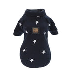 เสื้อกันหนาวลายดาวห้าแฉกสำหรับสัตว์เลี้ยง เสื้อผ้าสัตว์เลี้ยงอบอุ่น, L, XXL, XL