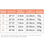 ปลอกคอสุนัข PVC แบบเป่าลม ป้องกันการถูกฉก ขนาด: S, M, L, XL