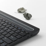 คีย์บอร์ดสำนักงานไร้สาย Bluetooth Rapoo XK100 78 ปุ่ม