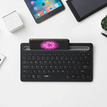คีย์บอร์ดสำนักงานไร้สาย Bluetooth Rapoo XK100 78 ปุ่ม
