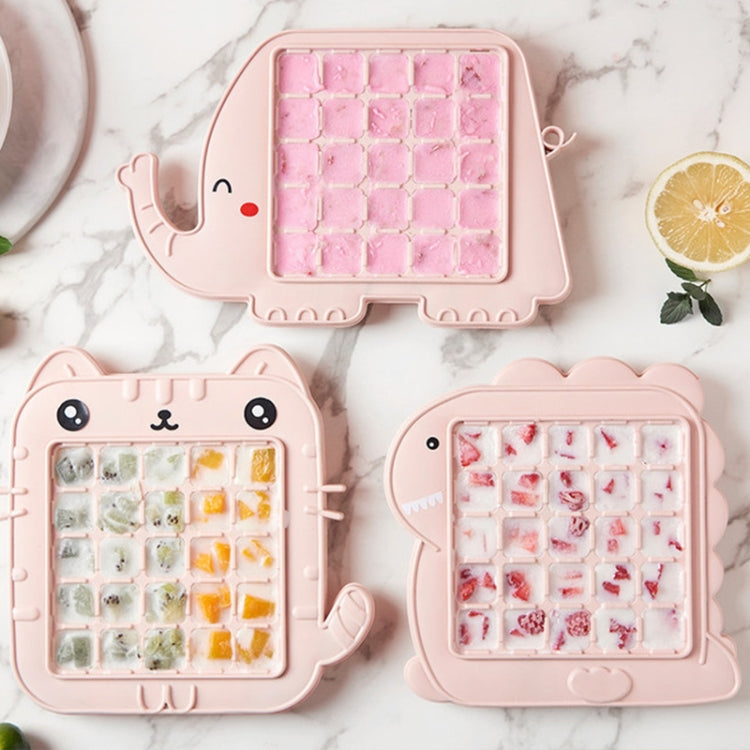 แม่พิมพ์ไอศกรีมรูปสัตว์การ์ตูนน่ารักสำหรับเด็ก DIY น้ำผลไม้แท่งฤดูร้อน ช้าง ไดโนเสาร์ ลูกแมว