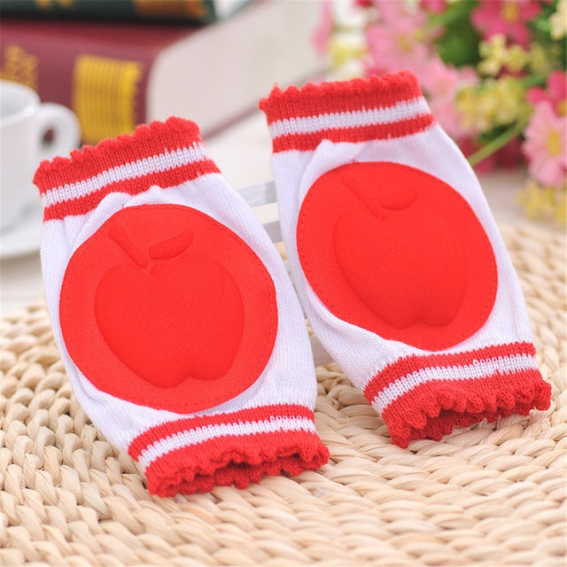 แผ่นรองเข่ากันลื่นสำหรับเด็กฝึกเดิน ระบายอากาศ ขนาด 13*9CM สีชมพู สีแดง สีเหลือง สีเขียว สีฟ้า