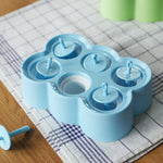 Mini DIY Creative Popsicle Mould Environmentally Friendly Silicone Ice Cube Ice Cream Mould, Rectangular