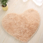 พรมห้องน้ำกันลื่นรูปหัวใจ พรมครัว ตกแต่งบ้าน ขนาด 30*40 ซม., 40*50 ซม., 50*60 ซม., 60*70 ซม.