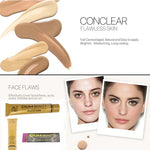 คอนซีลเลอร์แต่งหน้าใบหน้ากันน้ำ รองพื้นแต่งหน้า คอนซีลเลอร์แก้ไขปกปิด พาเลตต์คอนซีลเลอร์คอนทัวร์ ครีมคอนซีลเลอร์ผิว สี DDC 207, DDC 208, DDC 209, DDC 210, DDC 211, DDC 212, DDC 213, DDC 214, DDC 215, DDC 218, DDC 221, DDC 222, DDC 223, DDC 224
