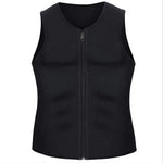 เสื้อกั๊กซิปสำหรับผู้ชาย เสื้อรัดหน้าท้อง เสื้อฟิตเนส, S, L, XL, XXL, XXXL, M