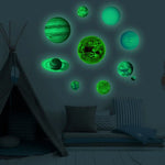 สติ๊กเกอร์เรืองแสงลายระบบสุริยะ E wall Planet สำหรับห้องนอนและห้องต่างๆ