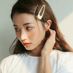 Fashion Jewelry Hairpins Clips Plated Women Pearl Hair Clips Bridal Headdress