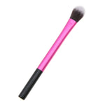 แปรงแต่งหน้าหัวแปรงอลูมิเนียมสีชมพู แปรงไฮไลท์ แปรงแต่งตา