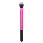แปรงแต่งหน้าหัวแปรงอลูมิเนียมสีชมพู แปรงไฮไลท์ แปรงแต่งตา