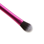 แปรงแต่งหน้าหัวแปรงอลูมิเนียมสีชมพู แปรงไฮไลท์ แปรงแต่งตา