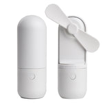 พัดลมพับขนาดเล็กตั้งโต๊ะแบบถือมือ ชาร์จ USB