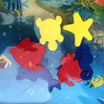 เบาะเล่นน้ำตู้ปลาเป่าลมสำหรับเด็ก สีฟ้าอ่อน 66*50cm สีขาว 60*50cm สีฟ้า 60*50cm