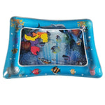 เบาะเล่นน้ำตู้ปลาเป่าลมสำหรับเด็ก สีฟ้าอ่อน 66*50cm สีขาว 60*50cm สีฟ้า 60*50cm