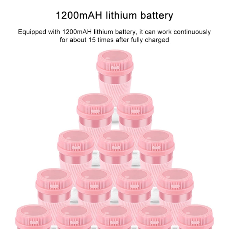 เครื่องคั้นน้ำผลไม้ไฟฟ้าขนาดเล็กแบบพกพาชาร์จ USB สำหรับใช้ในบ้าน ความจุ 250 มล.
