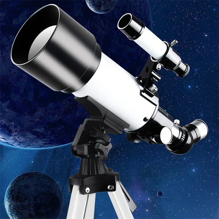กล้องโทรทรรศน์ดาราศาสตร์กำลังขยายสูง HD สำหรับมองเห็นในที่มืด, 70400