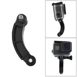 อุปกรณ์เสริมกล้องกีฬา สำหรับ GoPro HERO11 Black / HERO9 Black / DJI Osmo Action 3, แขนโค้งแนวตั้งกลาง, แท่งต่อโค้ง, แขนโค้งสากลตรงกลาง, หัวแปลง 1/4