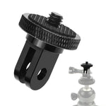 อุปกรณ์เสริมกล้องกีฬา สำหรับ GoPro HERO11 Black / HERO9 Black / DJI Osmo Action 3, แขนโค้งแนวตั้งกลาง, แท่งต่อโค้ง, แขนโค้งสากลตรงกลาง, หัวแปลง 1/4