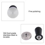 เครื่องกดผงกาแฟสแตนเลสแบบแรงดันคงที่อลูมินา ขนาด 58mm สีดำ