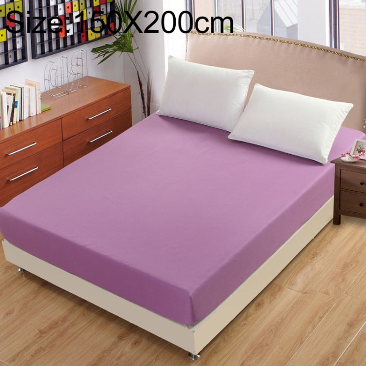 ผ้าคลุมที่นอนเรียบ ป้องกันที่นอน ผ้าปูที่นอนแบบฟิต ขนาด 180x200 ซม., 150x200 ซม.
