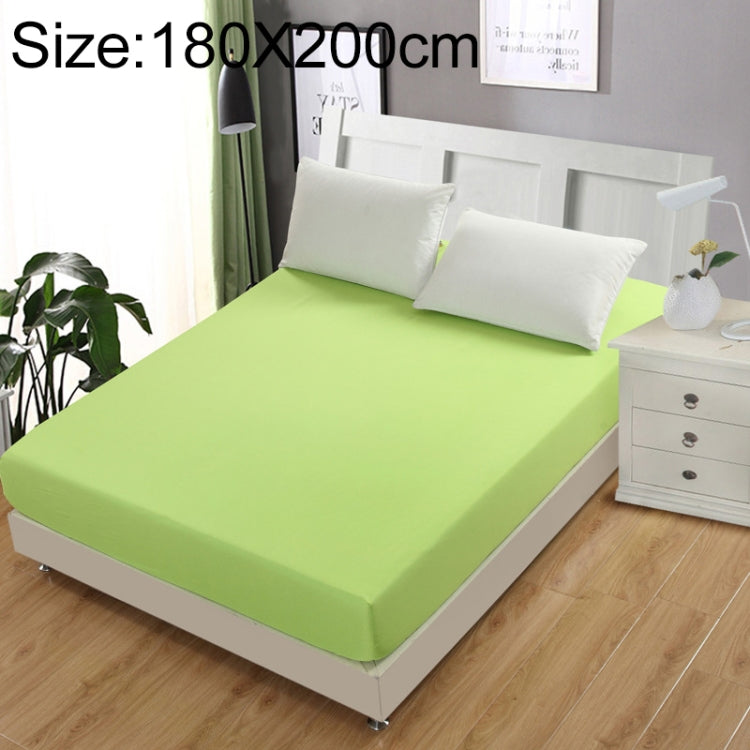 ผ้าคลุมที่นอนเรียบ ป้องกันที่นอน ผ้าปูที่นอนแบบฟิต ขนาด 180x200 ซม., 150x200 ซม.