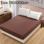 ผ้าคลุมที่นอนเรียบ ป้องกันที่นอน ผ้าปูที่นอนแบบฟิต ขนาด 180x200 ซม., 150x200 ซม.