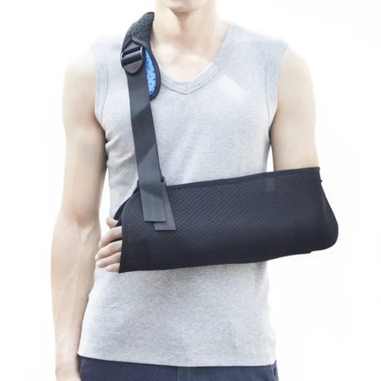 Postoperative Forearm Sling Multifunctional Shoulder and Neck Wrist Strap Arm Fracture Fixation Strap, S Black, M Black, L Black