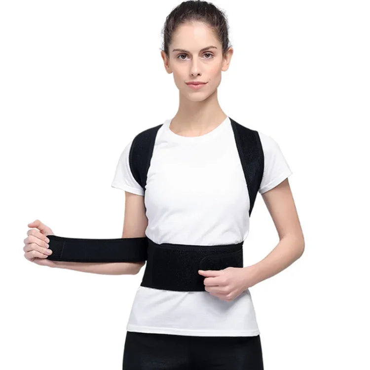 เข็มขัดแก้ไขกระดูกสันหลังค่อม เข็มขัดตรึงหลัง เสื้อผ้าแก้ไข ขนาด XS, S, M, L, XL, XXL