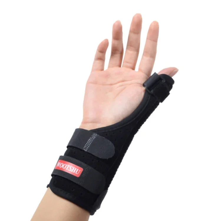 WOOTSHU WT-Y881 ที่รัดข้อมือสำหรับโรคเยื่อหุ้มเอ็นข้อมือ ป้องกันนิ้วหัวแม่มือเคล็ดและกระดูกหัก, ข้อมือ