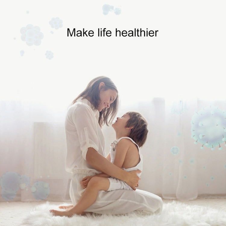 เครื่องฟอกอากาศไอออนลบขนาดเล็ก กำจัดควัน PM2.5 สำหรับห้องน้ำและครัว ปลั๊ก US, ปลั๊ก EU