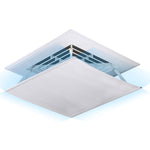 แผงกันลมเครื่องปรับอากาศแบบติดผนัง ป้องกันลมเป่าโดยตรง ขนาด 45x45 ซม., 60x60 ซม.