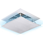 แผงกันลมเครื่องปรับอากาศแบบติดผนัง ป้องกันลมเป่าโดยตรง ขนาด 45x45 ซม., 60x60 ซม.