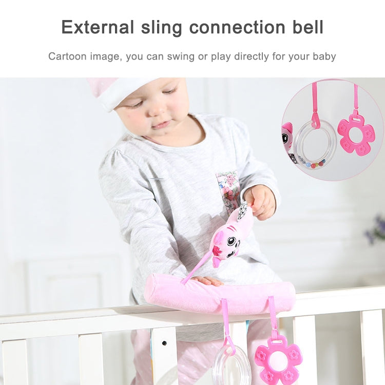 ของเล่นแขวนรถเข็นเด็ก รูปสัตว์การ์ตูน พร้อมลูกกรงแกว่ง