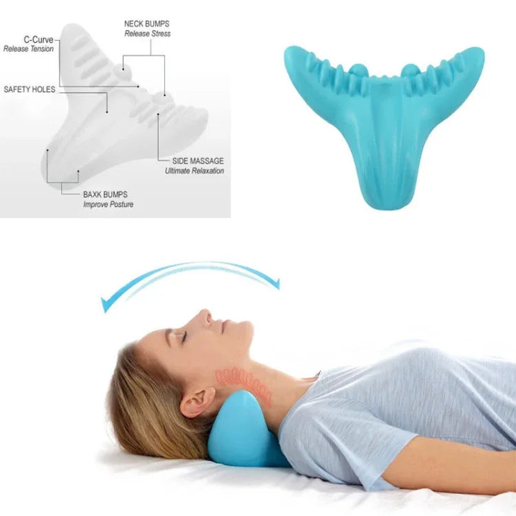 หมอนนวดกดจุด C-Rest สำหรับคอ ไหล่ และกล้ามเนื้อ หมอนโฟมหน่วยความจำความหนาแน่นสูง, C-Rest