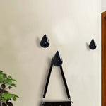 Creative Water Droplets Wall Hooks Home Decoration Resin Mural 3D Coat Hook Single Hooks Wall Hanger, Big Size, Small Size
